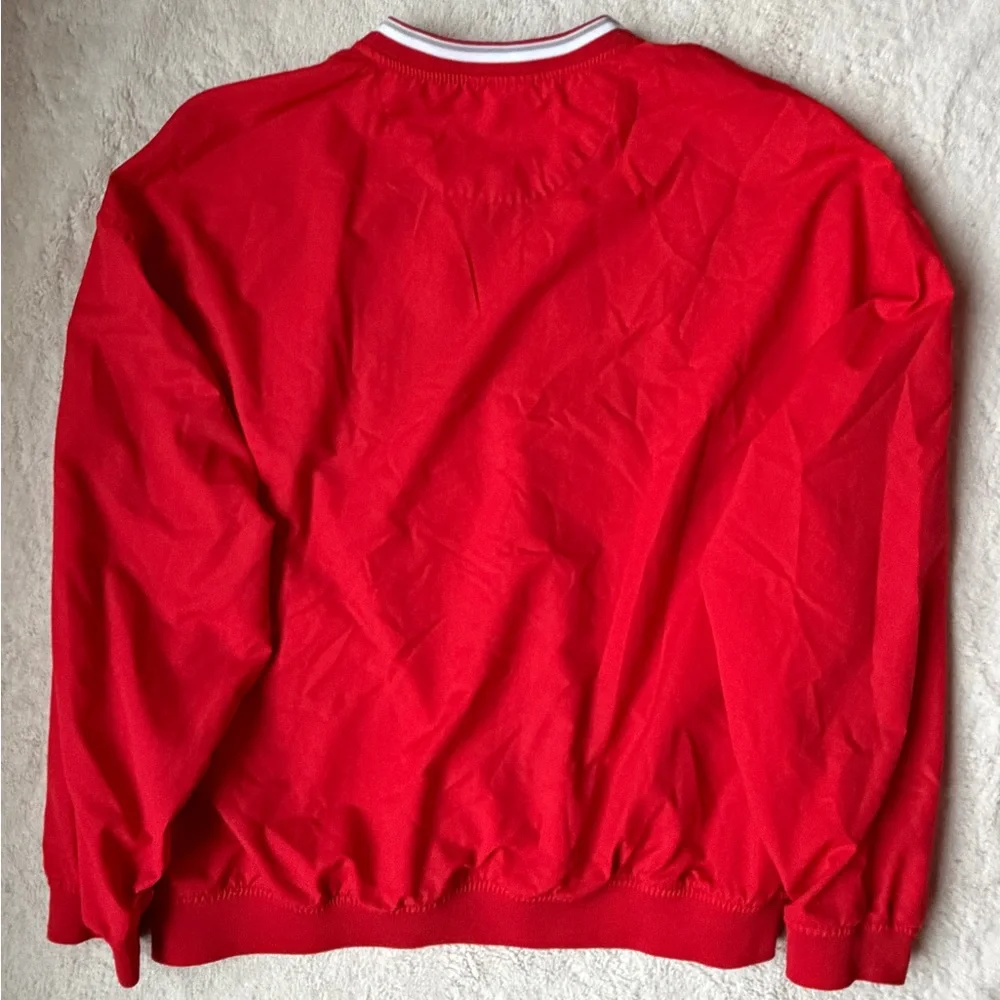 Vintage Nike Red Team Ohio State Pullover Jacket Men Size XL